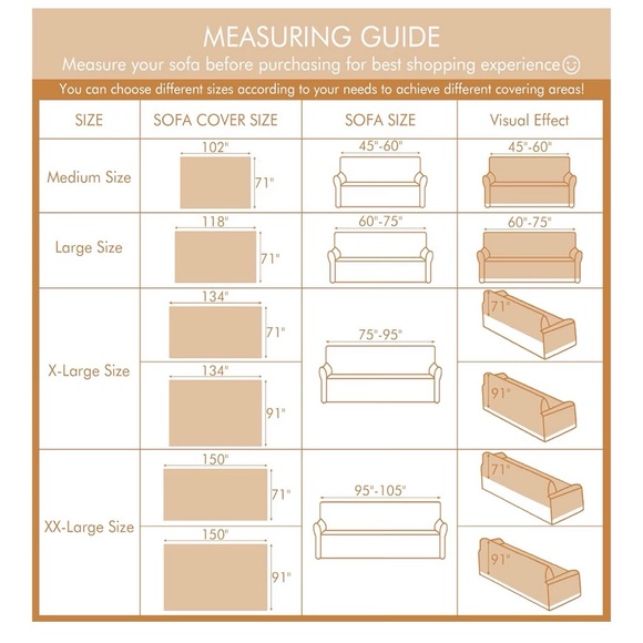 Nestly Moly Boho Farmhouse Couch Cover 71''x118'', 1 pc Washable Sofa Cover - Picture 7 of 9